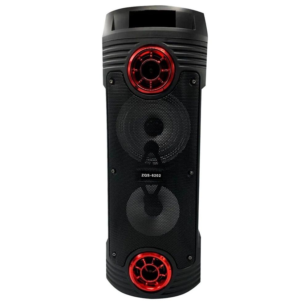 Портативная колонка BT Speaker ZQS-6202 Black/Red