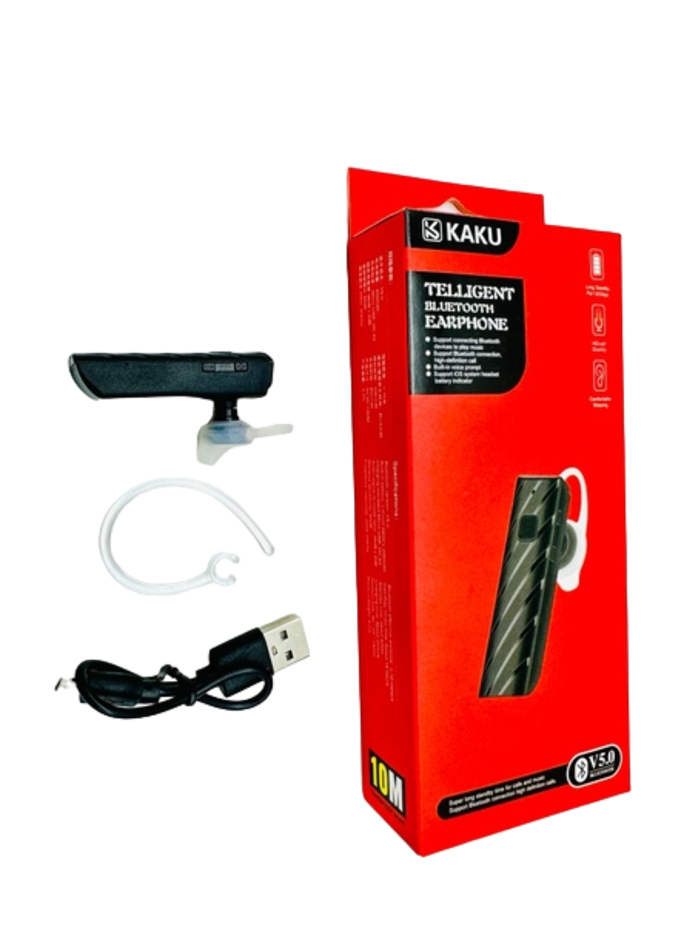 Гарнитура Bluetooth NoBrand KSC-387 черная