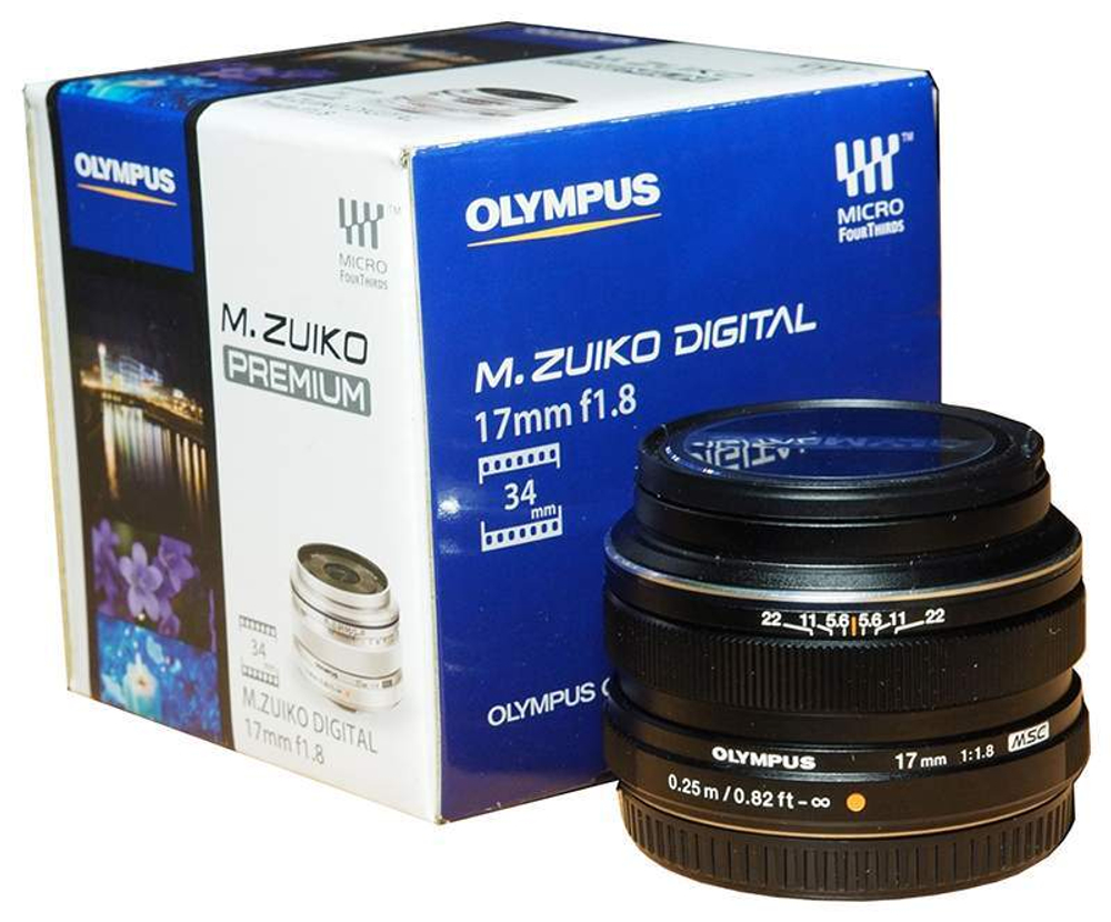 Объектив Olympus M.Zuiko Digital 17mm f/1.8