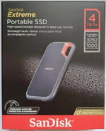 Внешний SSD диск Sandisk Extreme Portable V2 4 ТБ 1050 МБ/сек (SDSSDE61-4T00-G25)