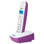 DECT телефон Panasonic KX-TG1611RUF белый, фиолетовый