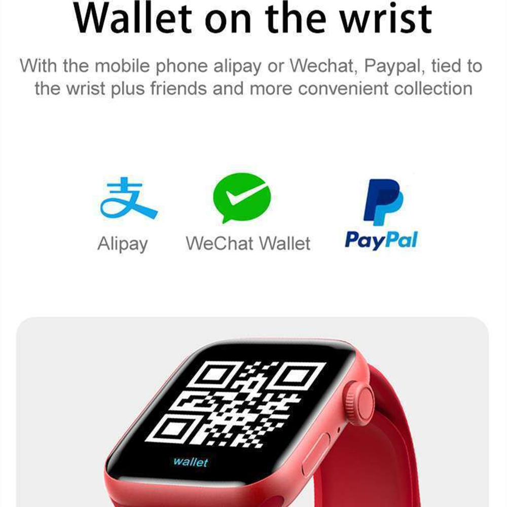 Смарт-часы Smart Watch M16 MINI 38mm (Черный)