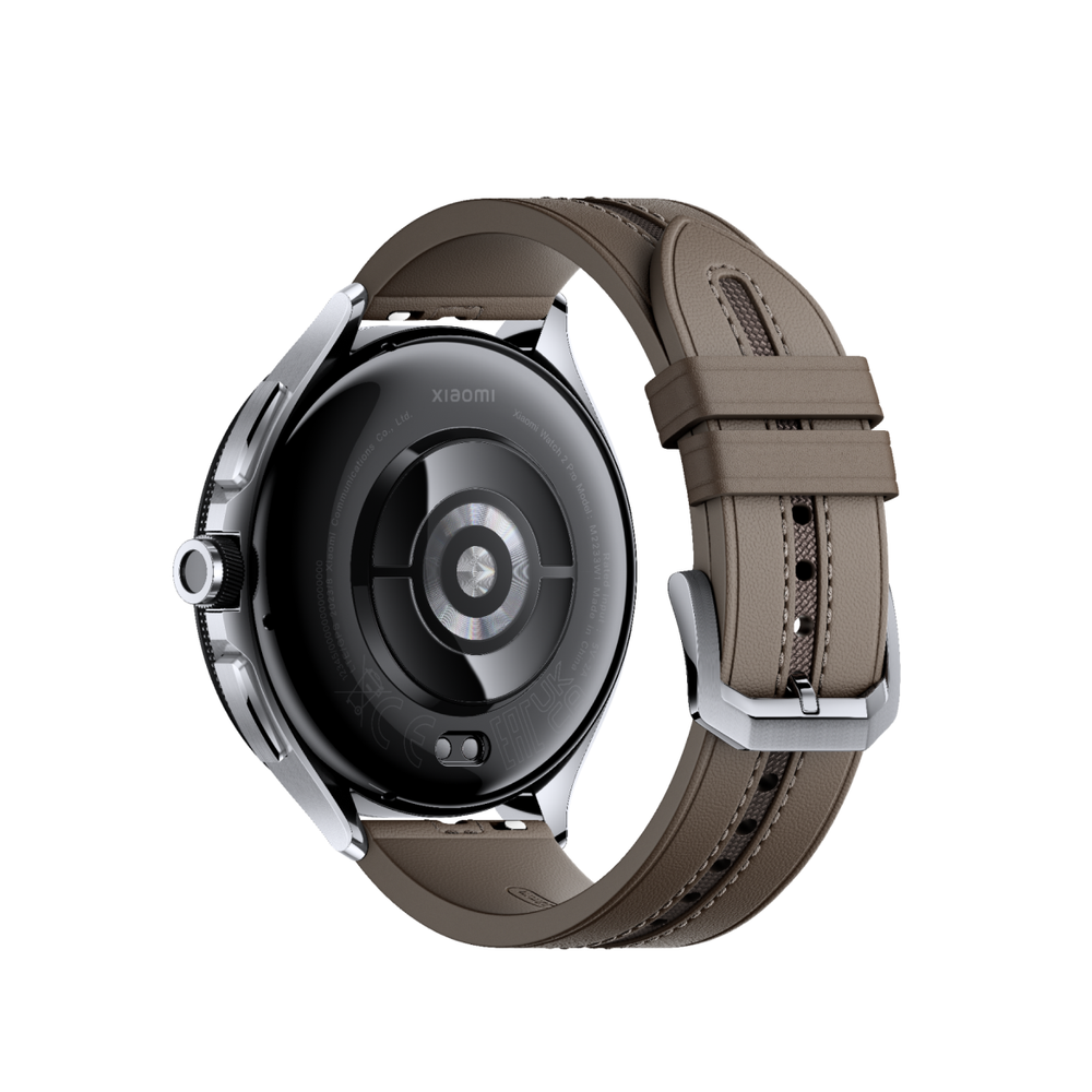Смарт-часы Xiaomi Watch 2 Pro - Bluetooth Silver Case with Brown Leather Strap