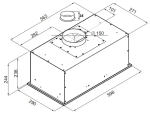 Вытяжка встраиваемая MAUNFELD Crosby Power 60 черный