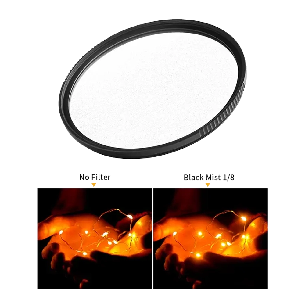 Светофильтр K&F Concept Nano-X Black Diffusion 1/8 77мм KF01.1492