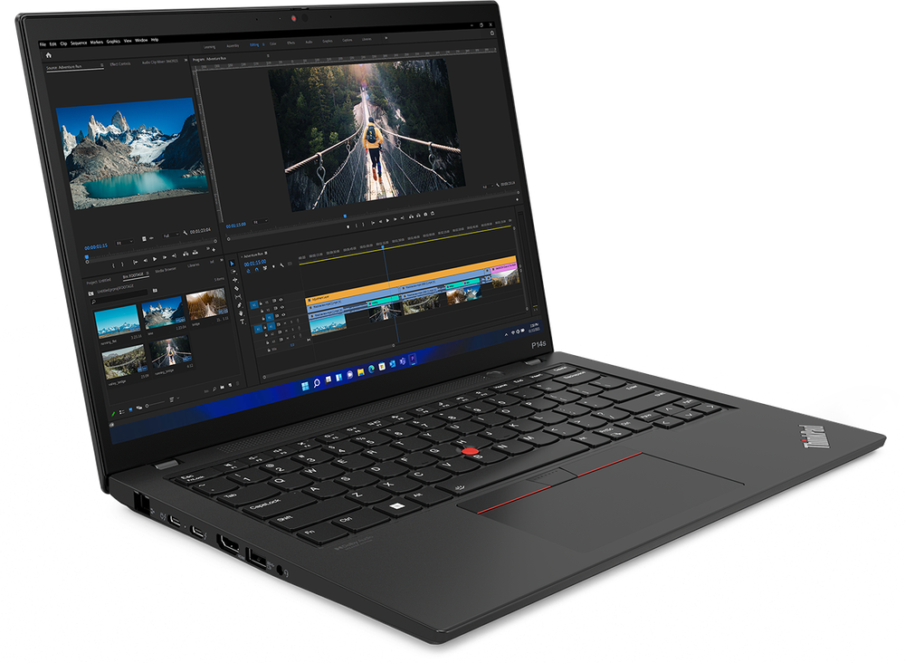 Ноутбук Lenovo ThinkPad P14s Gen 3 Black (21D8002MUS)