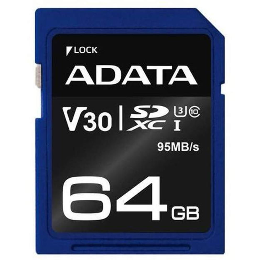 Карта памяти ADATA SDXC Premier Pro 64GB