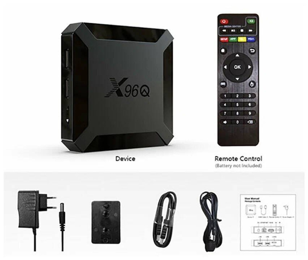 Смарт-приставка Box69 TV BOX Q96 2/16 черная
