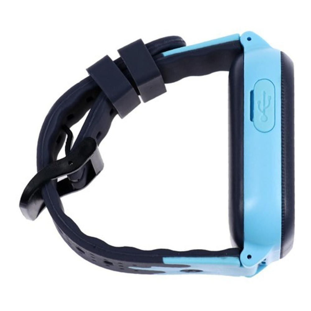 Детские смарт-часы Windigo AM-15, 1.44", 128x128, SIM, 2G, LBS, камера 0.08 Мп, голубые