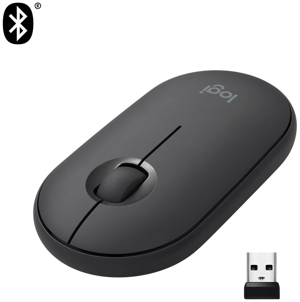 Беспроводная мышь Logitech Pebble M350 Black (910-005718)
