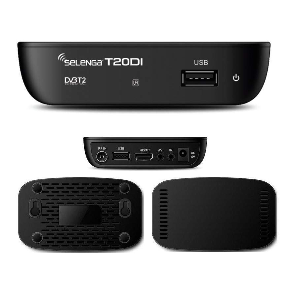 DVB-T2 приставка Selenga T20DI Black