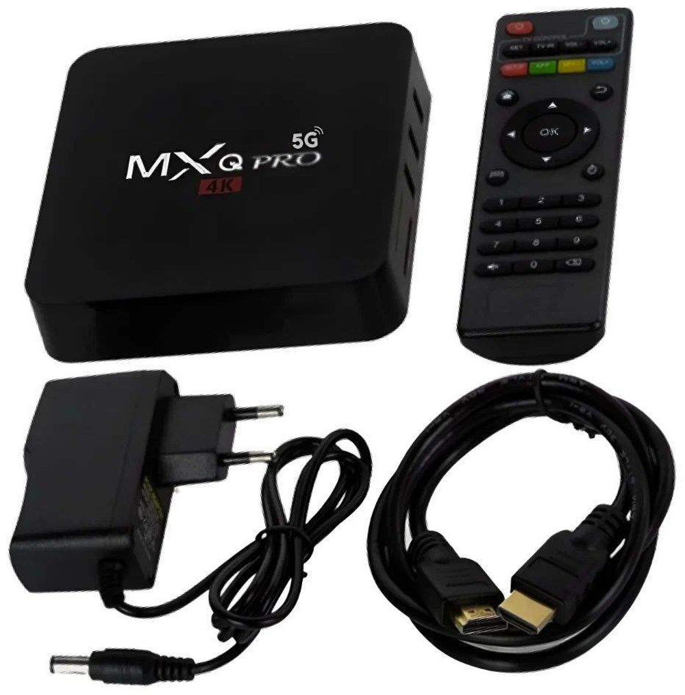 Смарт приставка MXQ Pro 4K 5G 64GB 512GB (Черный)