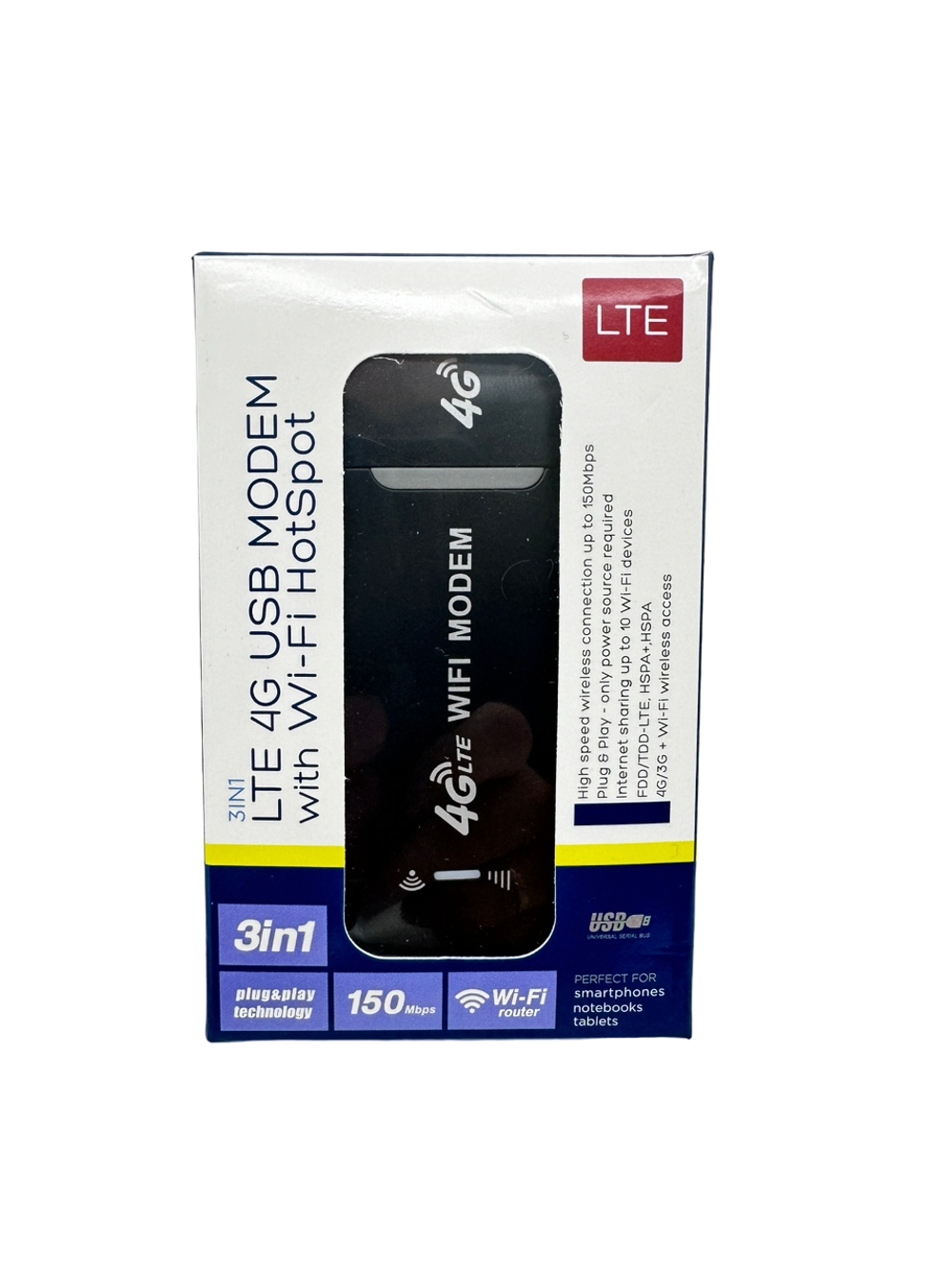 USB Модем NoBrand с WiFi DMM001 черный