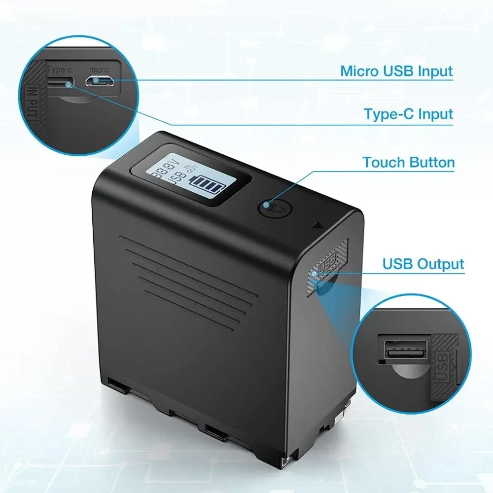 Аккумулятор универсальный Power Extra NP-F980L 3200 мА/ч