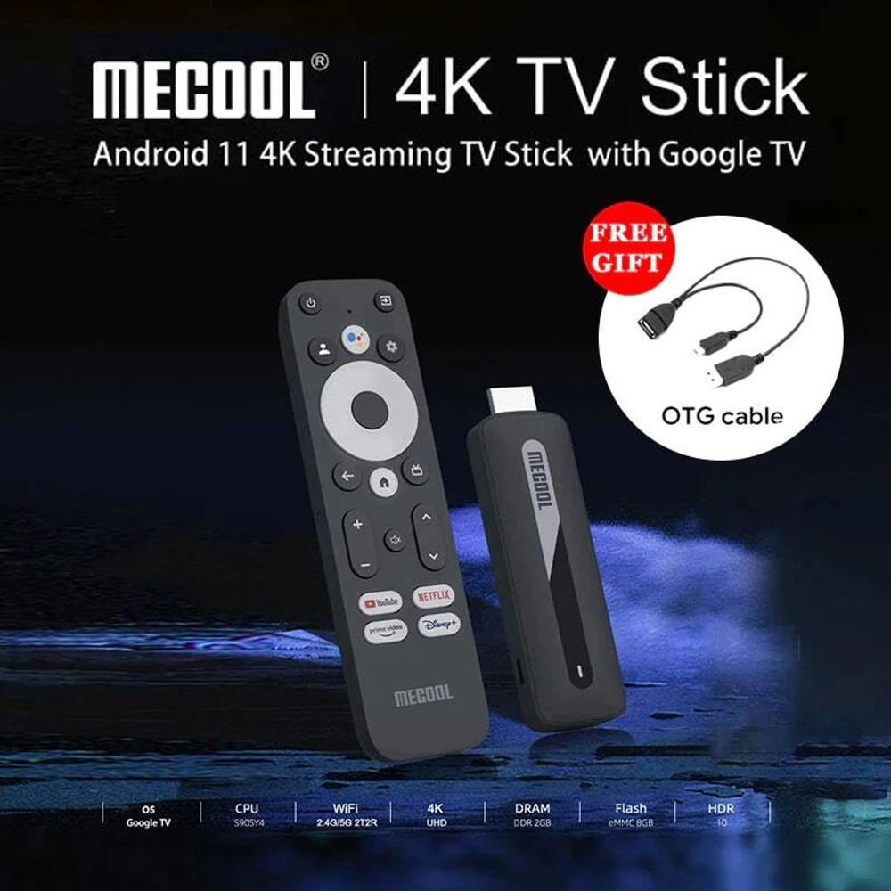 Смарт-приставка Mecool KD3 2/8 черная