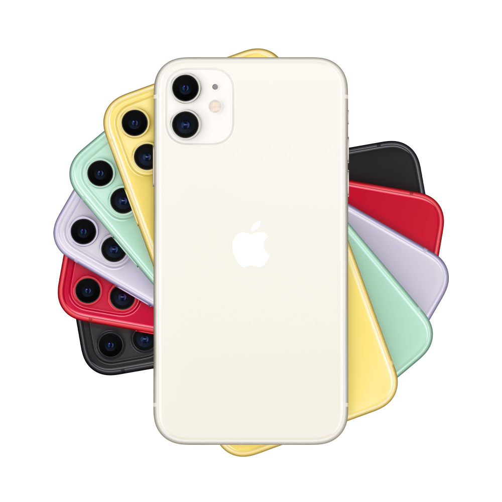 Смартфон Apple iPhone 11 64GB White (MWLU2RU/A)