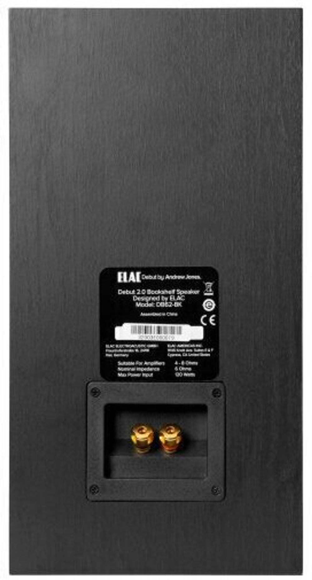 Полочная акустика Elac Debut B6.2 2 шт черный