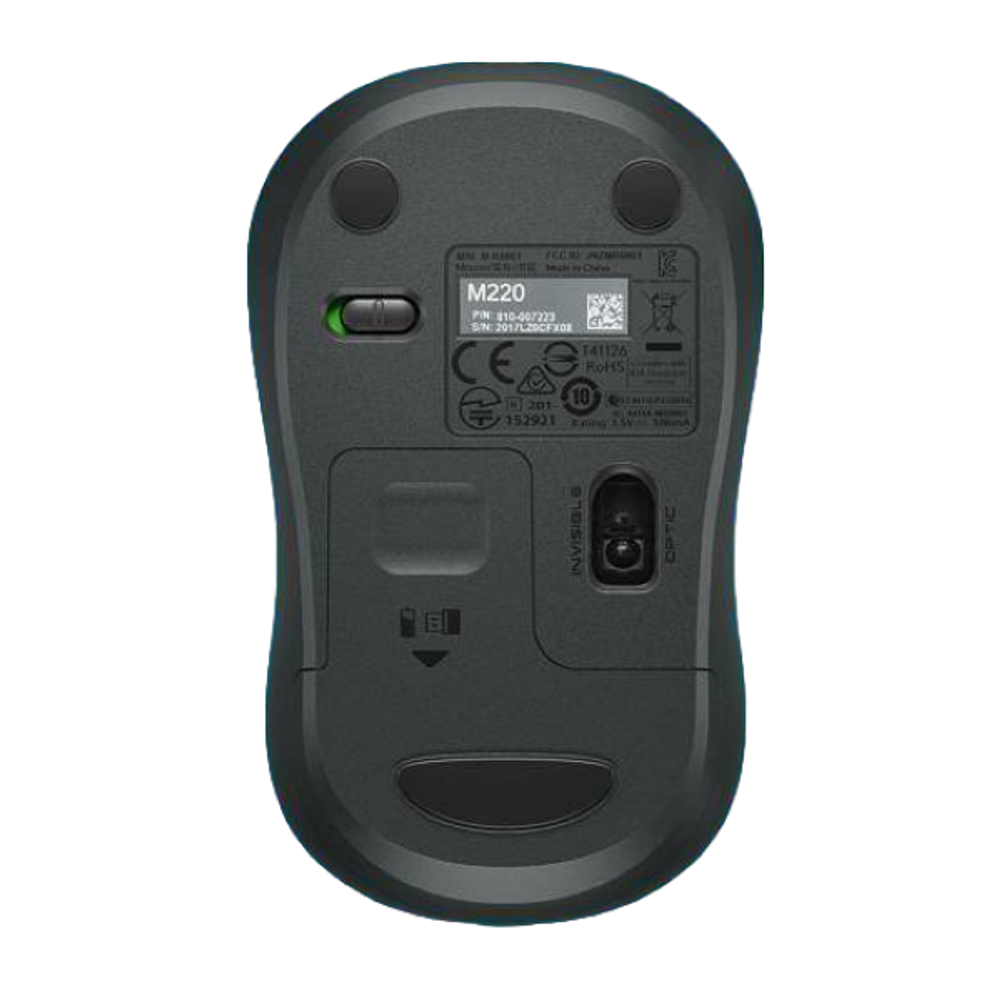 Беспроводная мышь Logitech M220 Silent графитовый (910-006127)
