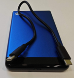 Внешний жесткий диск DeU’s XLZ19 HDD 2.5 500Gb Blue