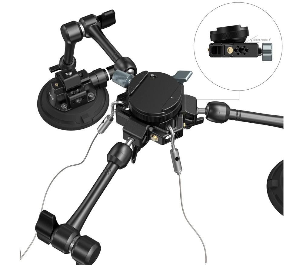 Комплект держателей SmallRig 3565 4-Arm Suction Cup Kit