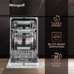 Встраиваемая посудомоечная машина Weissgauff BDW 4151 Inverter Touch AutoOpen Timer Floor