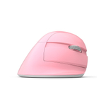 Беспроводная вертикальная мышь Delux KM-M618 Mini Pink