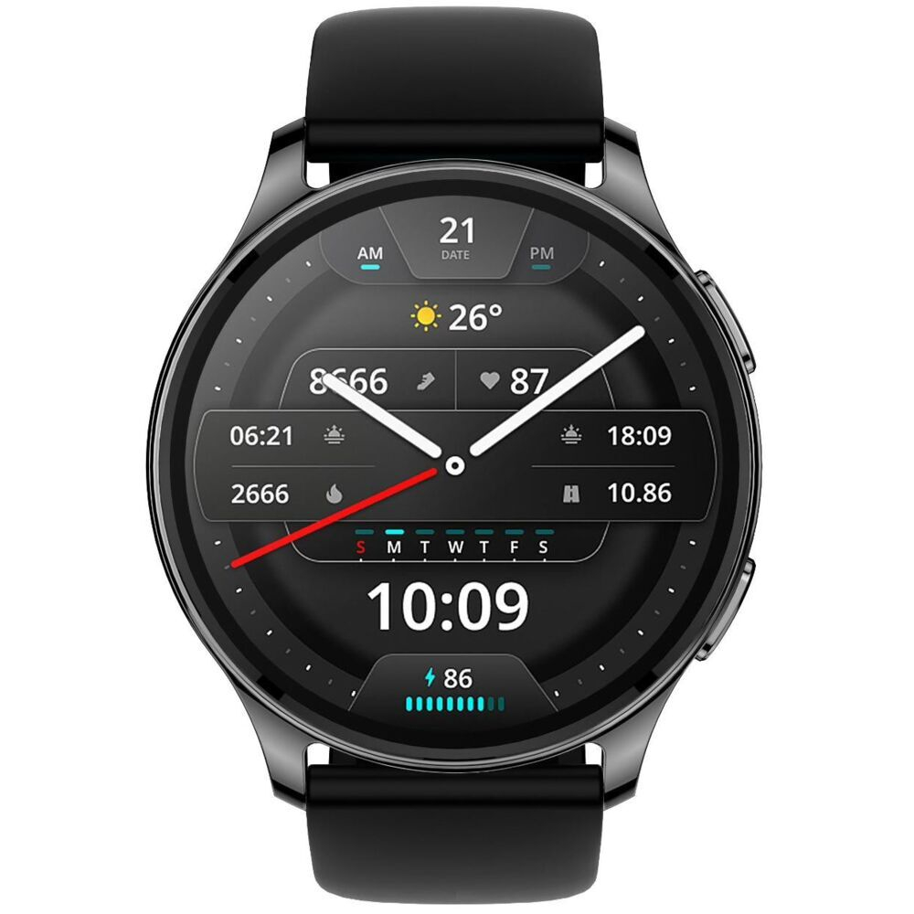 Смарт-часы Amazfit Pop 3R черный/серебристый