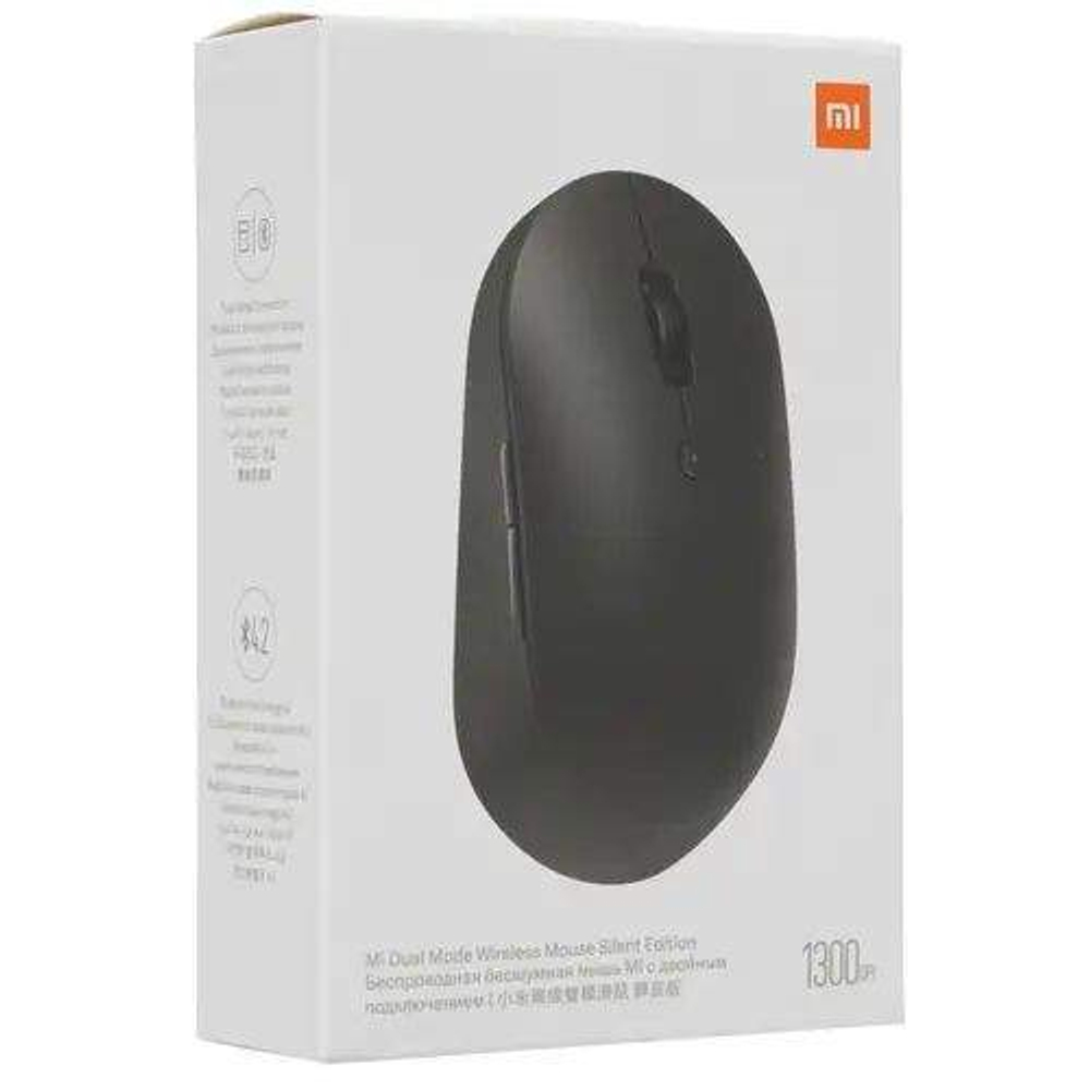 Беспроводная мышь Xiaomi Mi Duаl Mоde Wireless Silent Edition Black