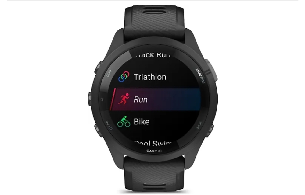 Спортивные часы Garmin Forerunner 265 черный серый