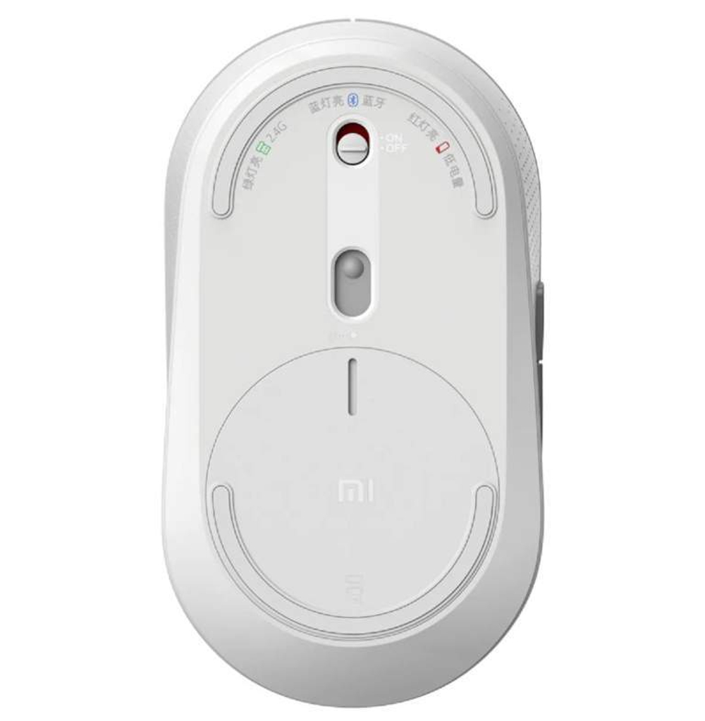Беспроводная мышь Xiaomi Mi Dual Mode Mouse Silent Edition белый (HLK4040GL)
