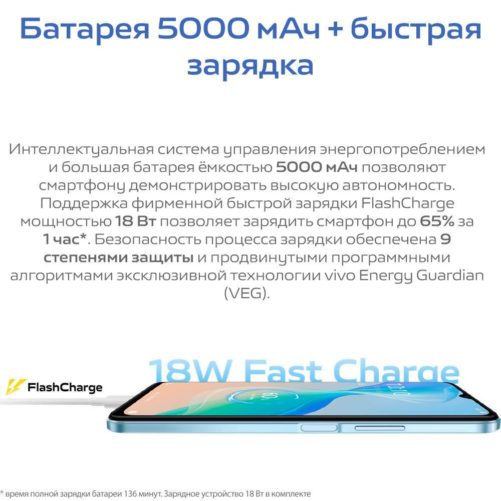 Смартфон Vivo Y33s 4/64GB Mirror Black (2109)