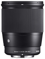 Объектив SIGMA 16mm f/1.4 DC DN Sony E