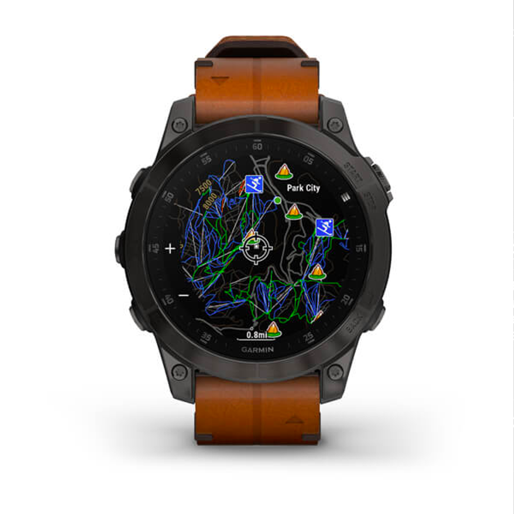 Спортивные титановые наручные часы Garmin Epix Gen 2 010-02582-30