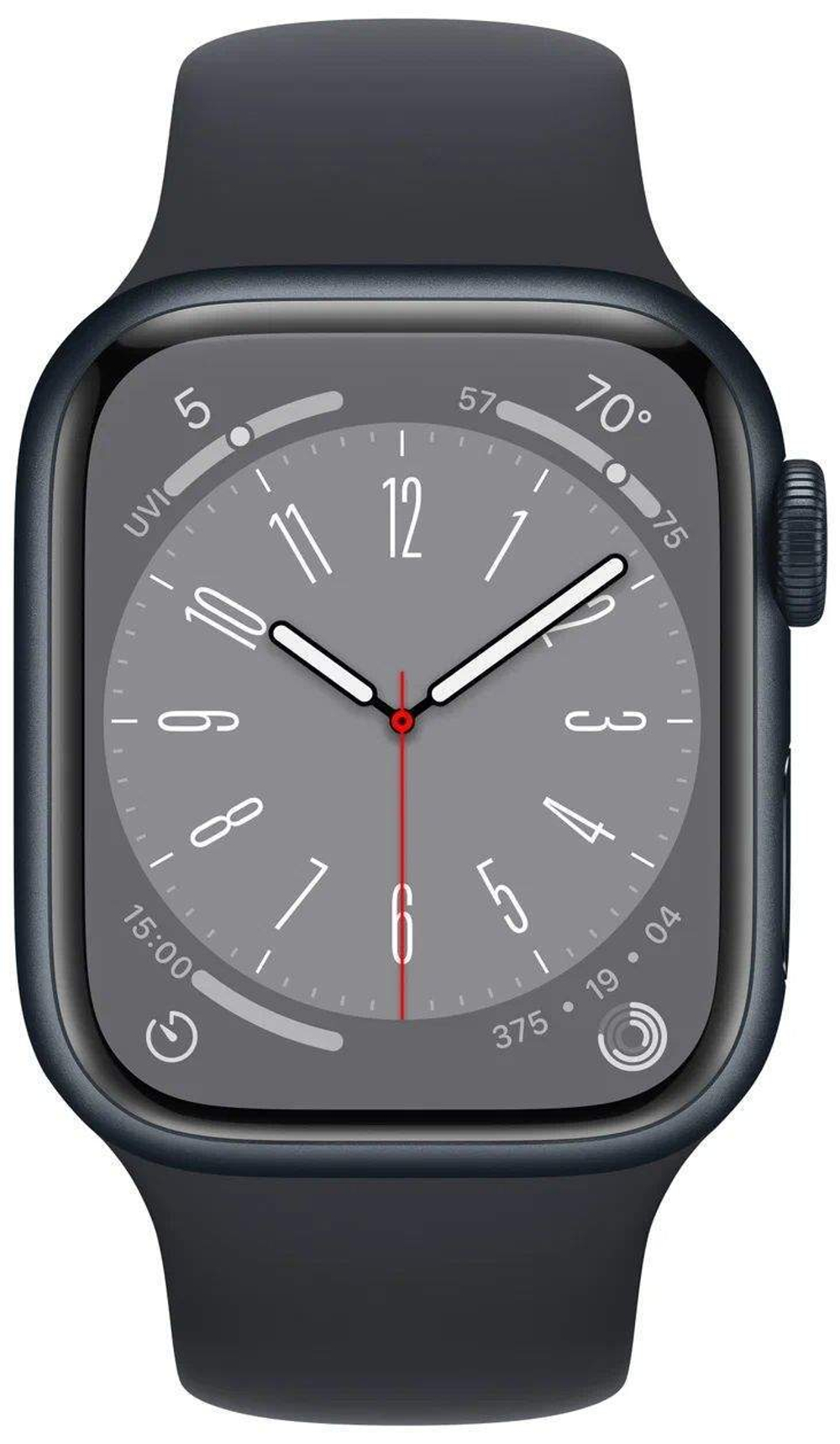 Смарт-часы Apple Watch Series 8 41 мм Aluminium Case, midnight Sport Band S/M