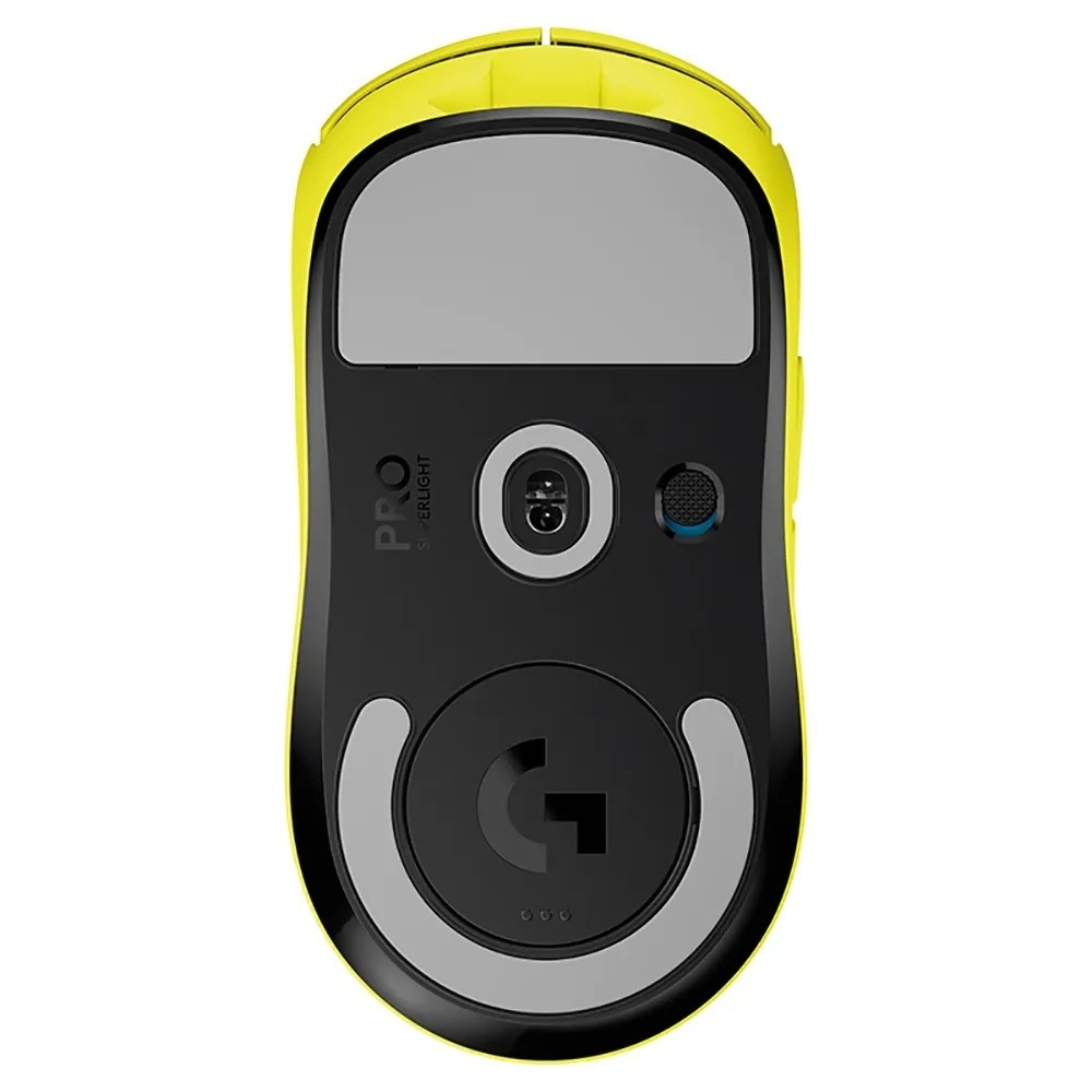 Беспроводная игровая мышь Logitech G Pro Х Superlight желтый (910-007133)