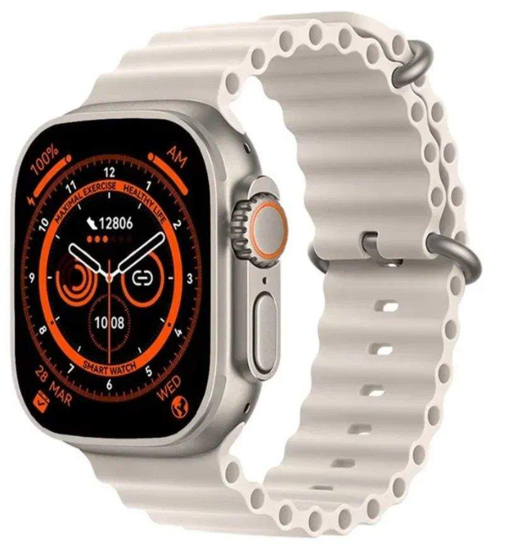 Умные смарт часы MyRespect Smart watch MT8 Ultra (Серебро)