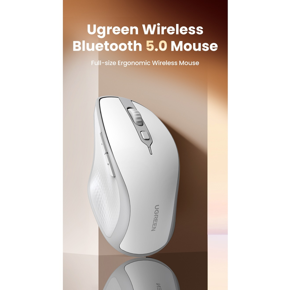 Беспроводная мышь uGreen MU101 белый, серый (15805_)