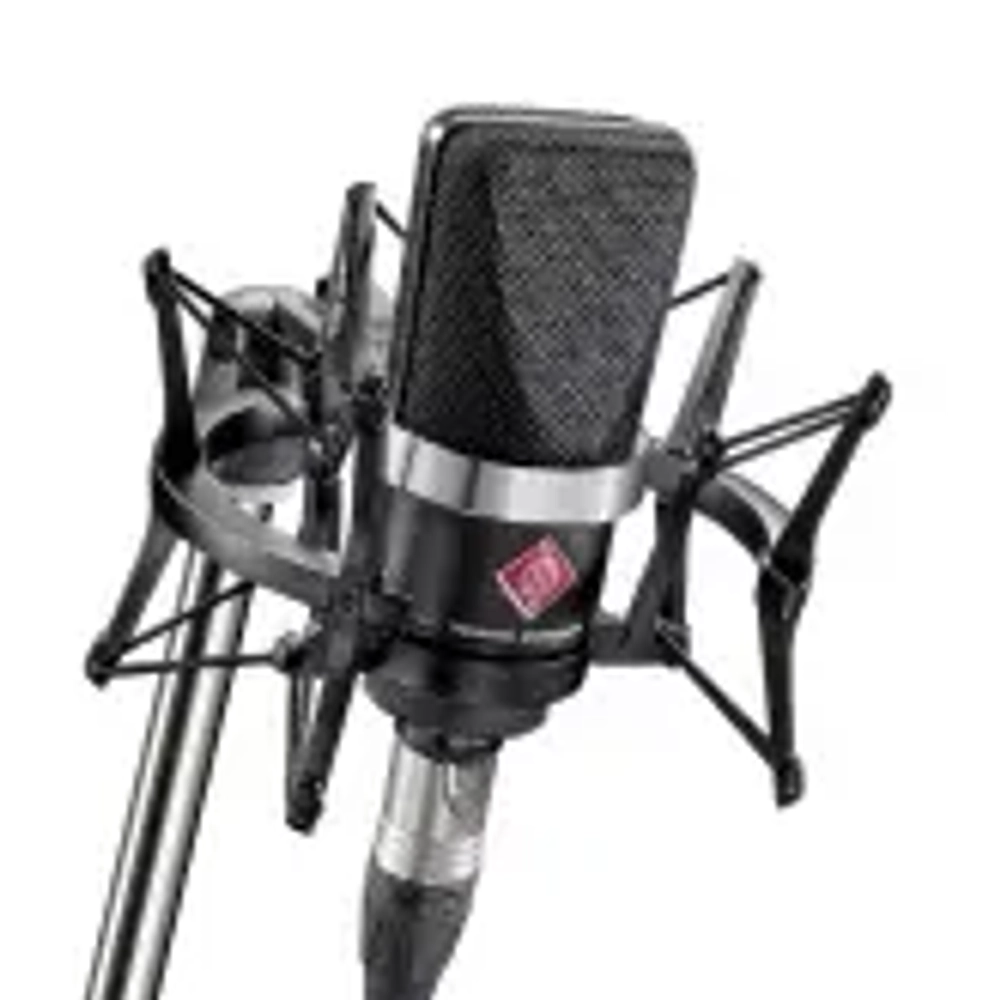 Комплект конденсаторных микрофонов Neumann TLM 102 Large-diaphragm Condenser Microphone with Stand and Cable - Matte Black