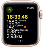 Смарт-часы Apple Watch SE GPS, 40mm Gold with Starlight Sport Band