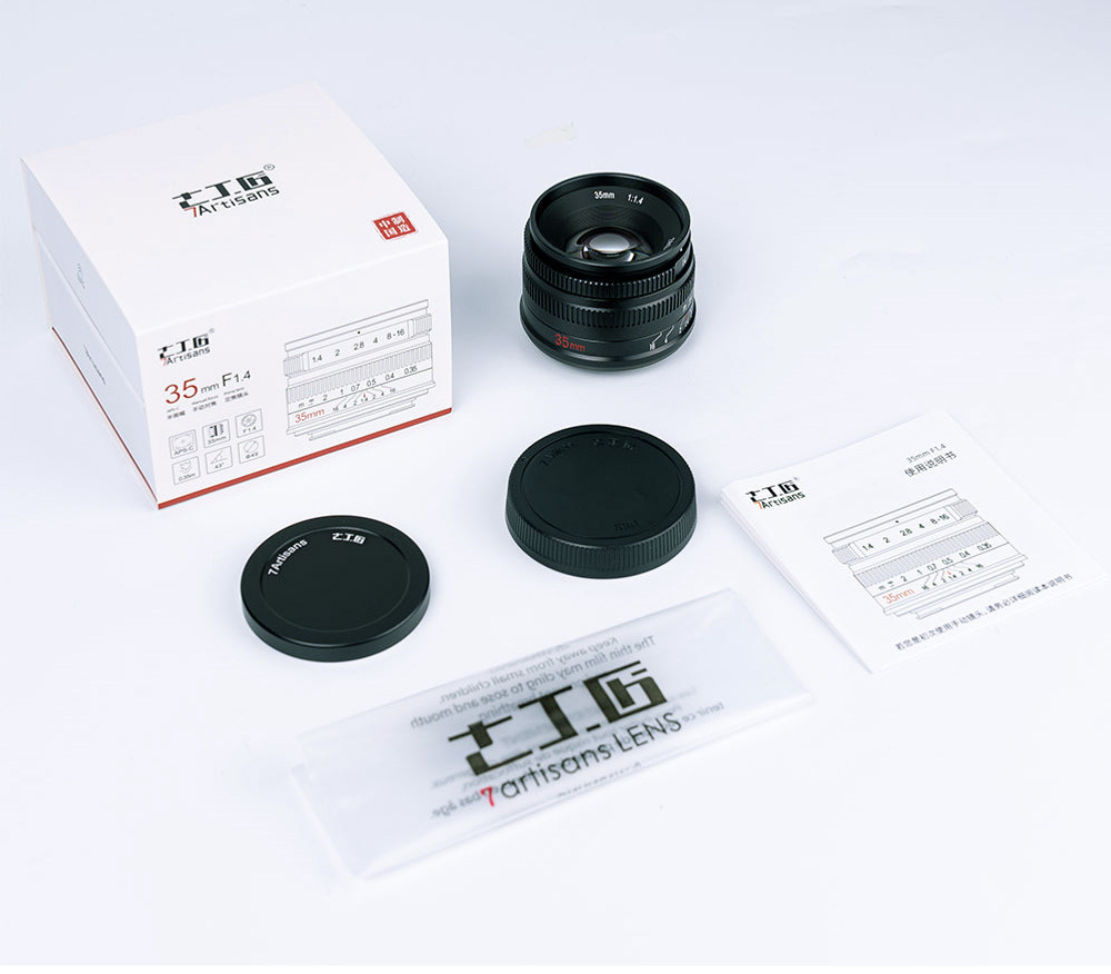 Объектив 7artisans 35mm f/1.4 Fujifilm X Black