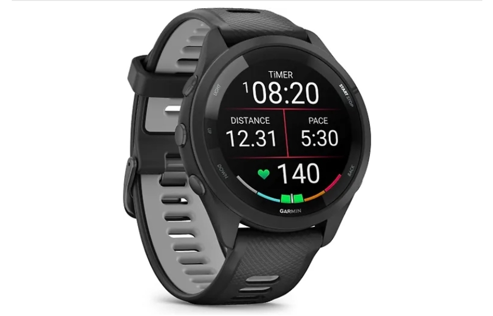 Спортивные часы Garmin Forerunner 265 черный серый