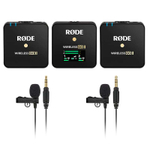 Беспроводная микрофонная система Rode WIGO II, (2) Lav Go, Cloth