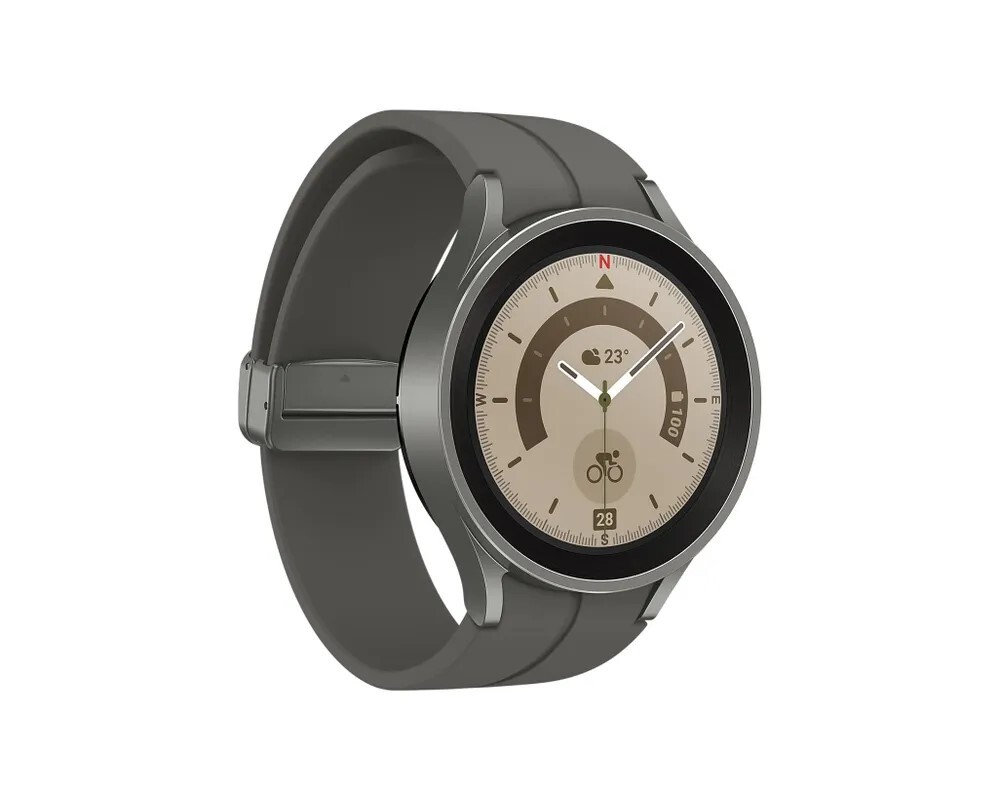 Смарт-часы Samsung Galaxy Watch 5 Pro (45мм) серый титан