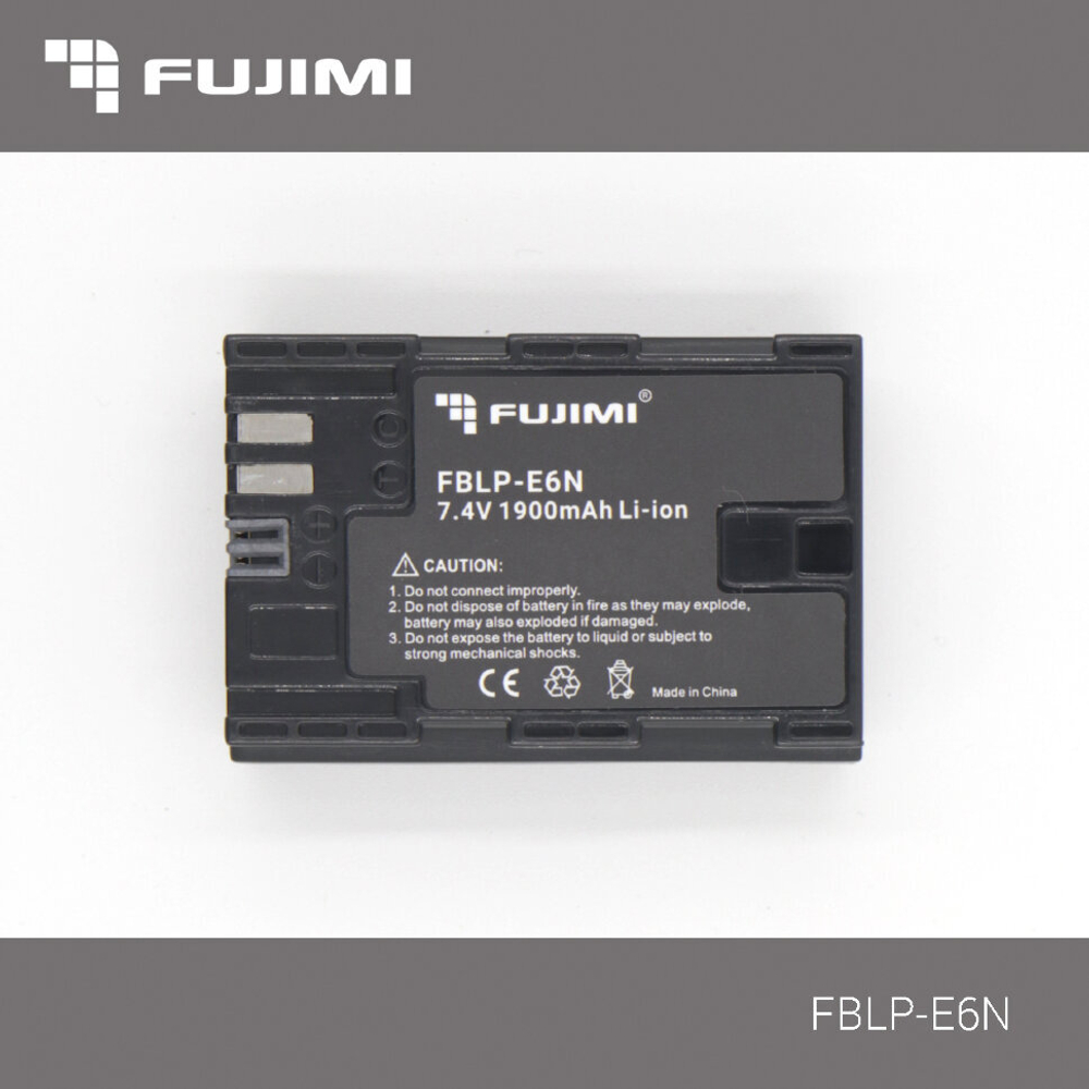 Аккумулятор для фотокамер Canon Fujimi FBLP-E6N (1900 mAh)