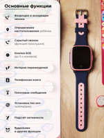 Смарт-часы Wonlex kt15 розовый