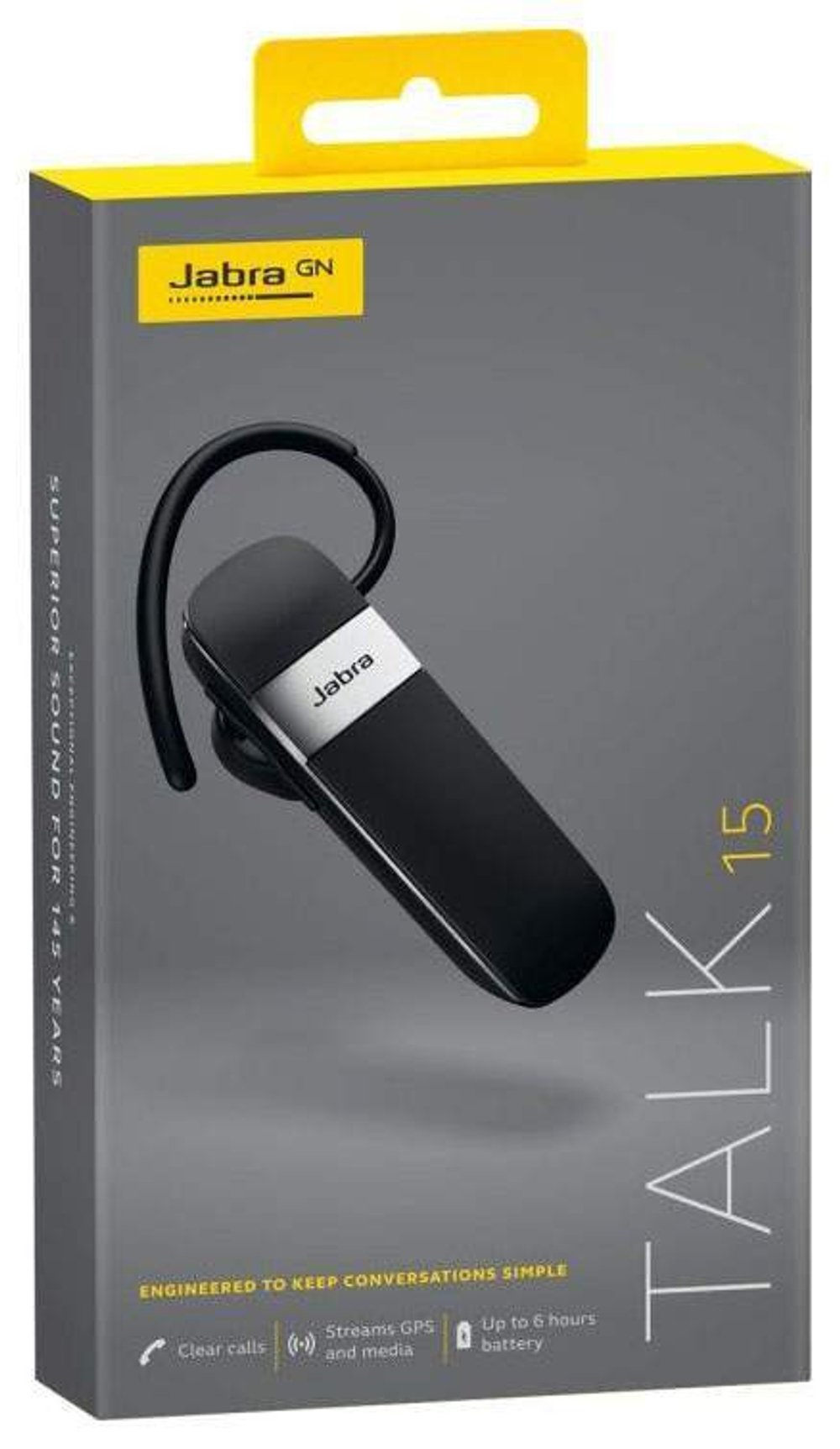 Гарнитура Bluetooth Jabra Talk 15 SE Black