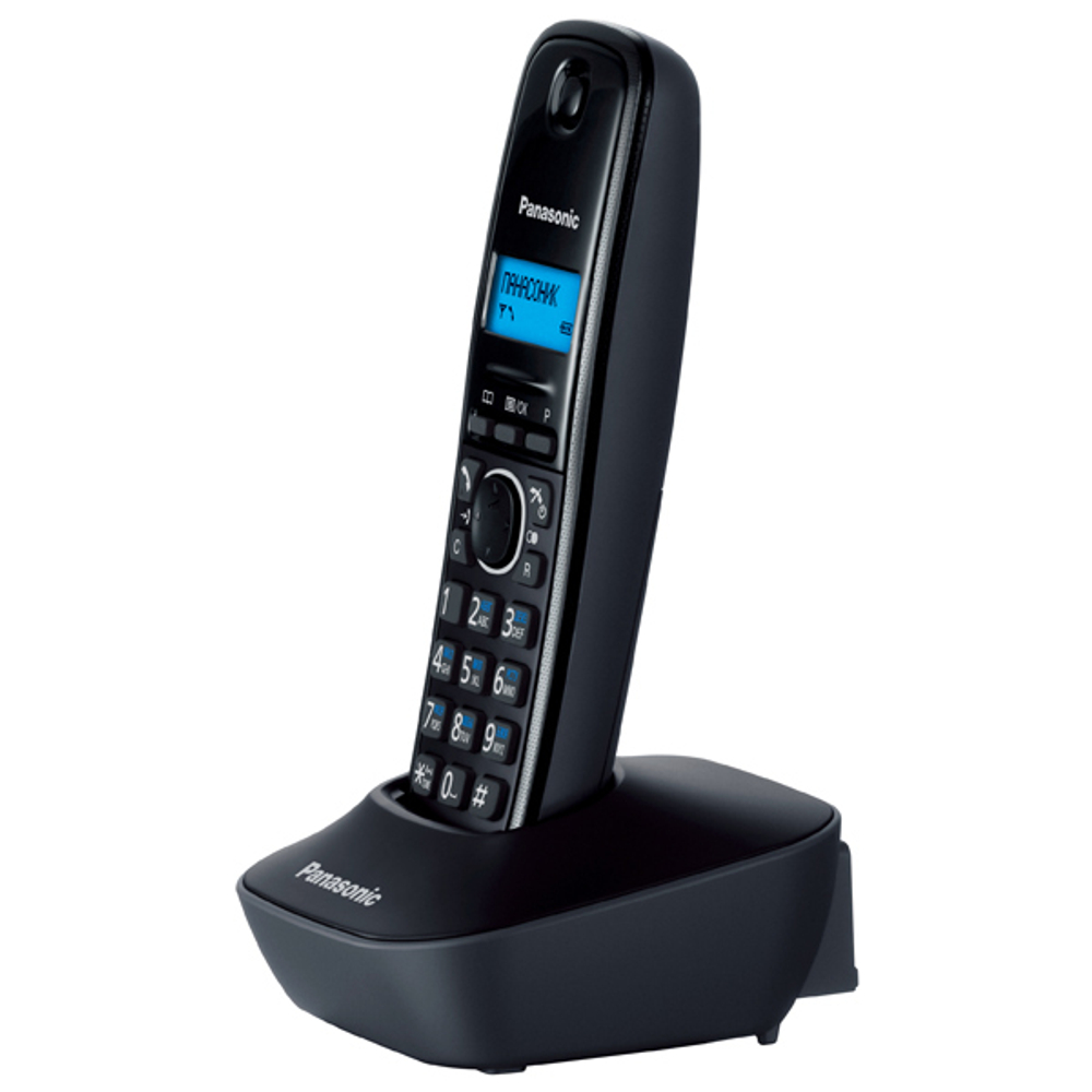 DECT телефон Panasonic KX-TG1611RUH черный, серый