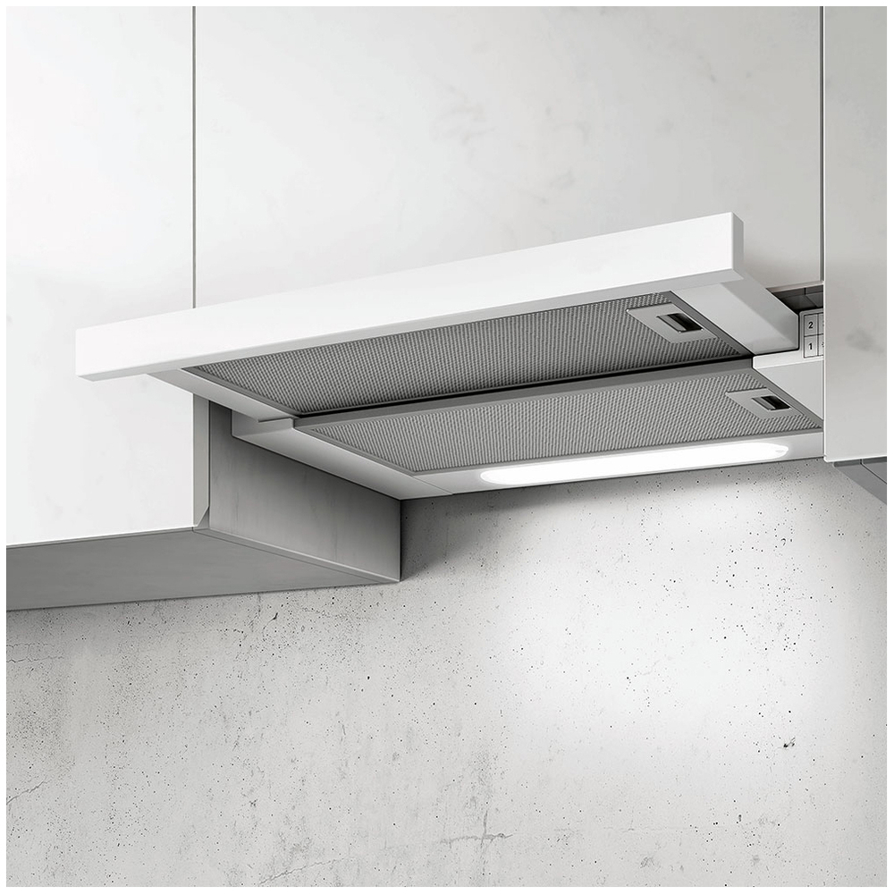 Вытяжка встраиваемая Elica ELITE 14 LUX WH/A/60 LED PRF0037990B белая