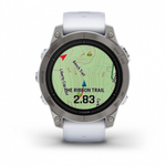 Часы Garmin Epix Pro Gen 2 Sapphire 47 мм Stone White Titanium DLC (010-02803-21)