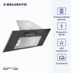 Вытяжка встраиваемая DELVENTO DLV63M1 серебристый